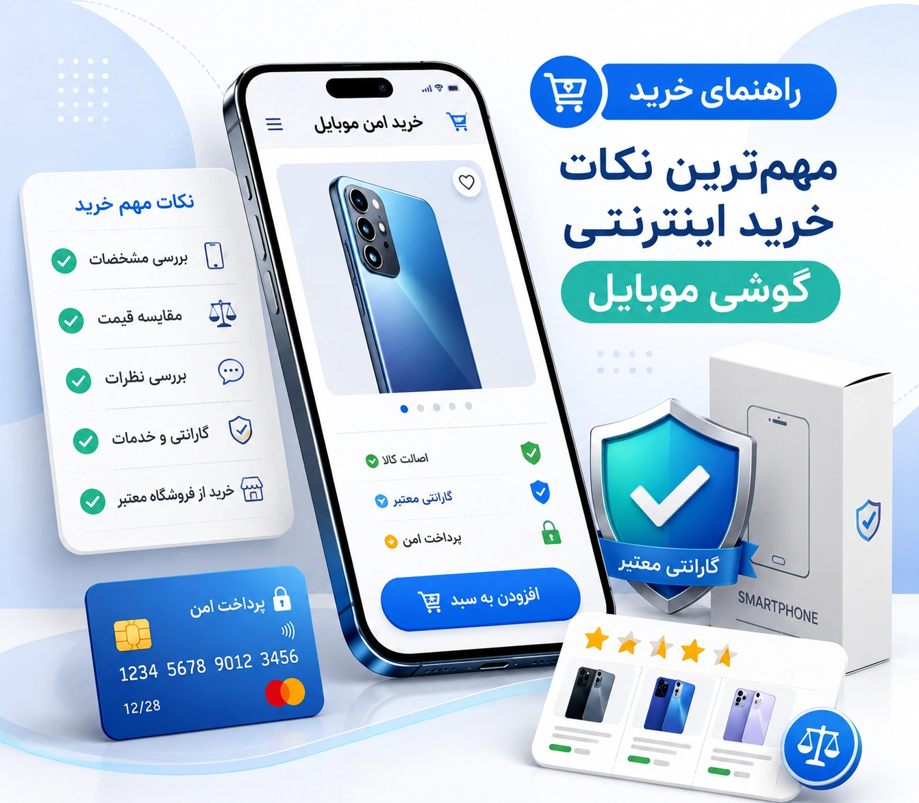 مهم‌ترین نکات خرید اینترنتی گوشی موبایل | راهنمای خرید مطمئن